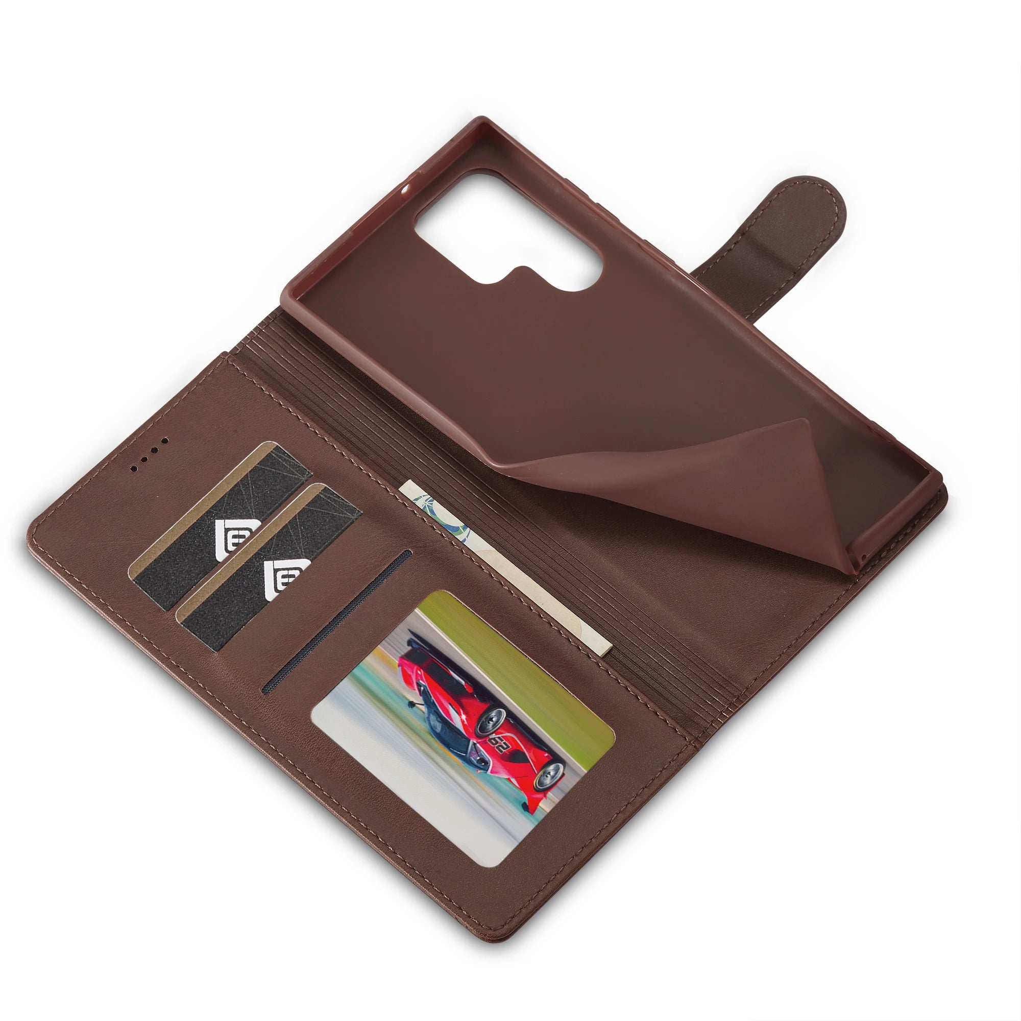 Business Leather Case for Samsung Galaxy S26 S25 Ultra S24 S23 FE S22 S21 S20 S10 Plus Note 20 + Flip Wallet Card Holder Cover