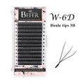 Befer Cilios YY/3D/4D/5D/6D W Shaped Fake Eyelashes Extension Technologic Fiber High Quality Soft Natural Professional Wholesale