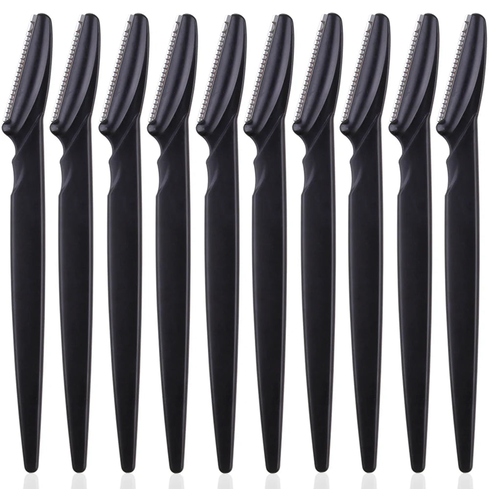 3/4/10Pcs Eyebrow Trimmer Face Blade Shaver Portable Eye Brow Epilation Hair Removal Safety Eyebrow Cutting Woman Makeup Tools